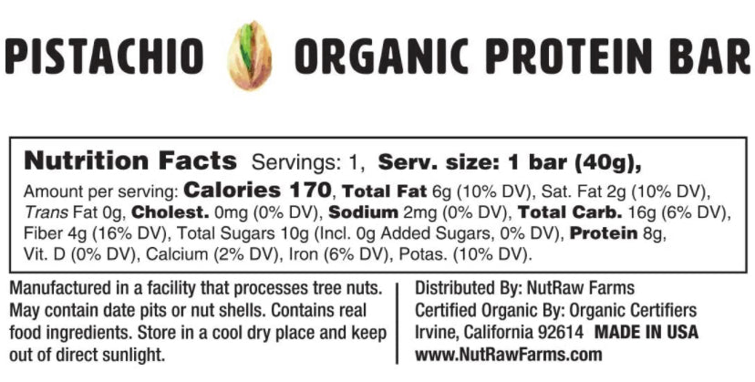 12 Pack Organic Protein Bars ($1.50/un)