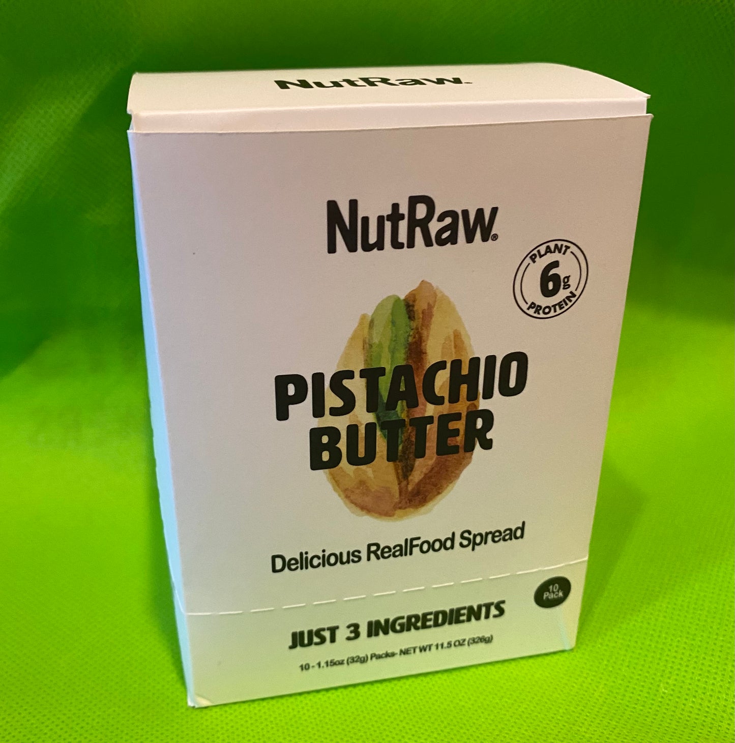 10 Single Packs 1.15oz Organic Pistachio Butter ($1.50/un)