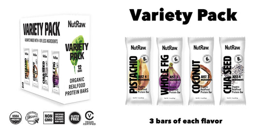 Variety Pack Organic Protein Bars ($1.50/un)